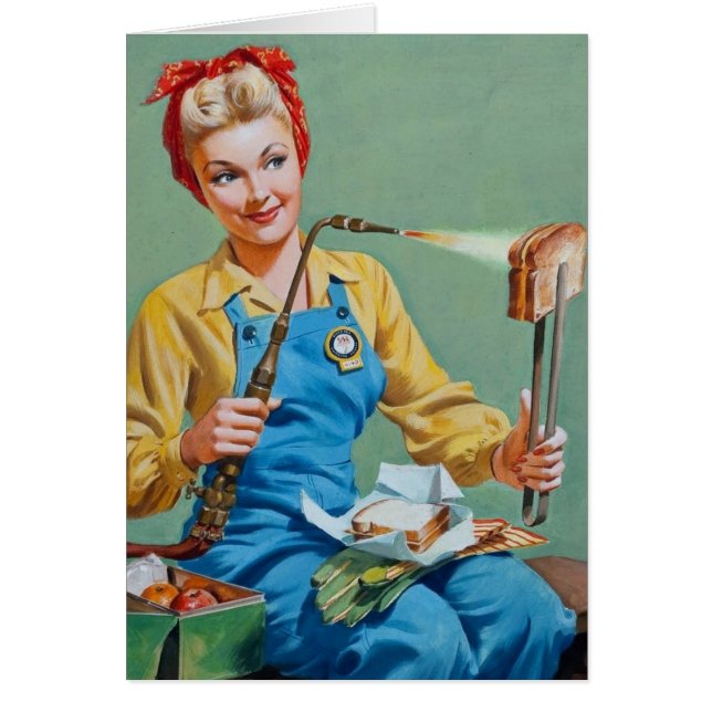 Rosie the Riveter Makes Toasted Cheese (Vorne)