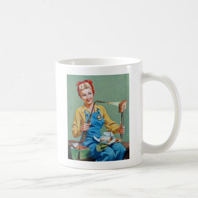 Rosie the Riveter Makes Toasted Cheese Tasse (Rechts)