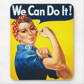 Rosie The Riveter Mousepad