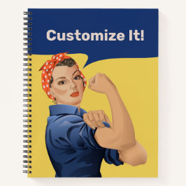 Rosie the Riveter Notebook Notizbuch