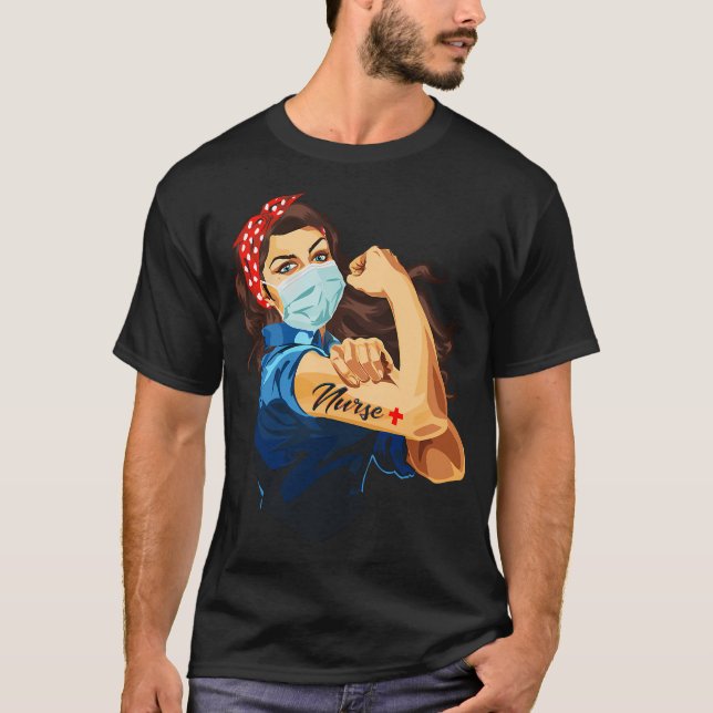 Rosie The Riveter - Nurse T-Shirt (Vorderseite)