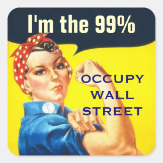 Rosie the Riveter OWS Aufkleber