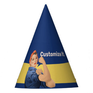 Rosie the Riveter Party Hat Partyhütchen