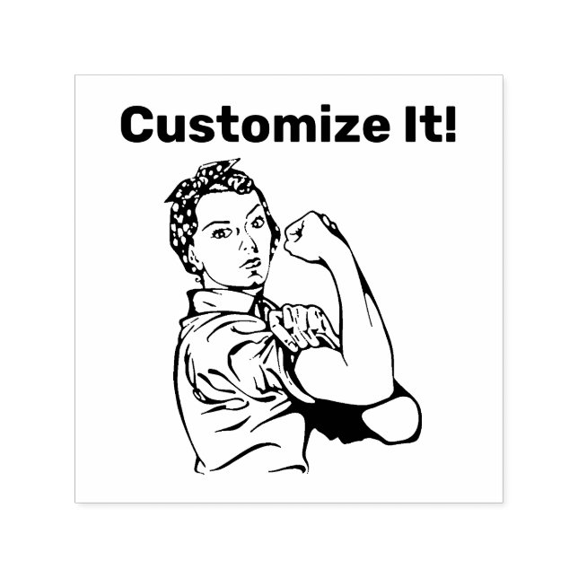 Rosie the Riveter Permastempel (Design)