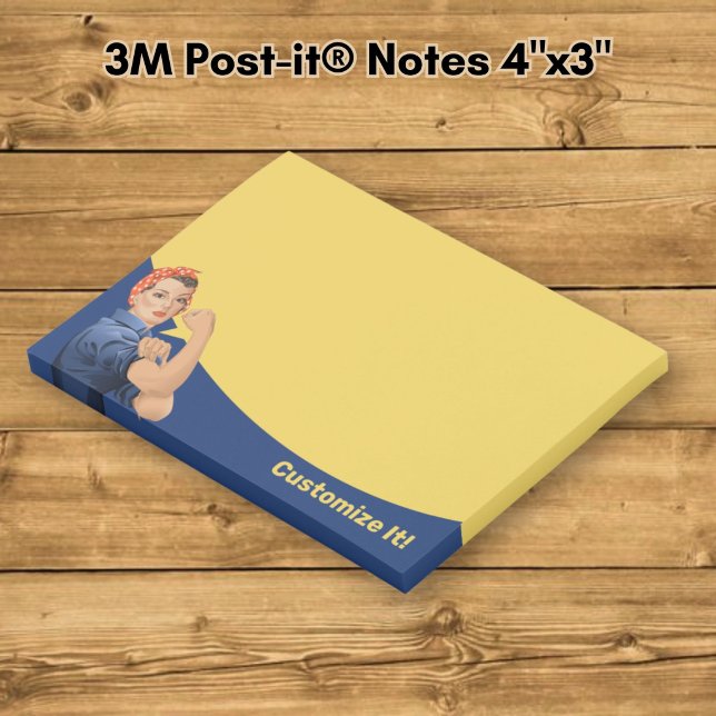 Rosie the Riveter Post-it Notes Klebezettel (Von Creator hochgeladen)