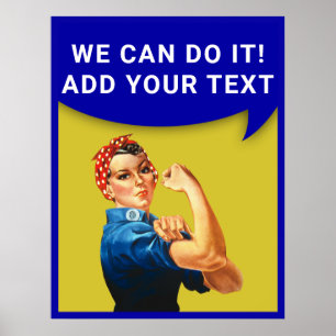 Rosie The Riveter Poster