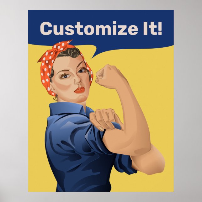 Rosie the Riveter Poster (Vorne)