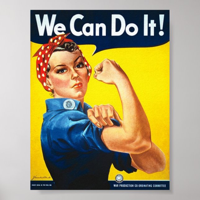 Rosie the Riveter Poster (Vorne)