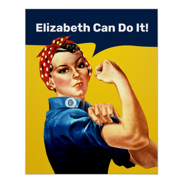 Rosie the Riveter | Poster | Personalisieren (Vorderseite)