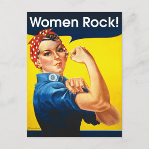 Rosie the Riveter ~ Postkarte