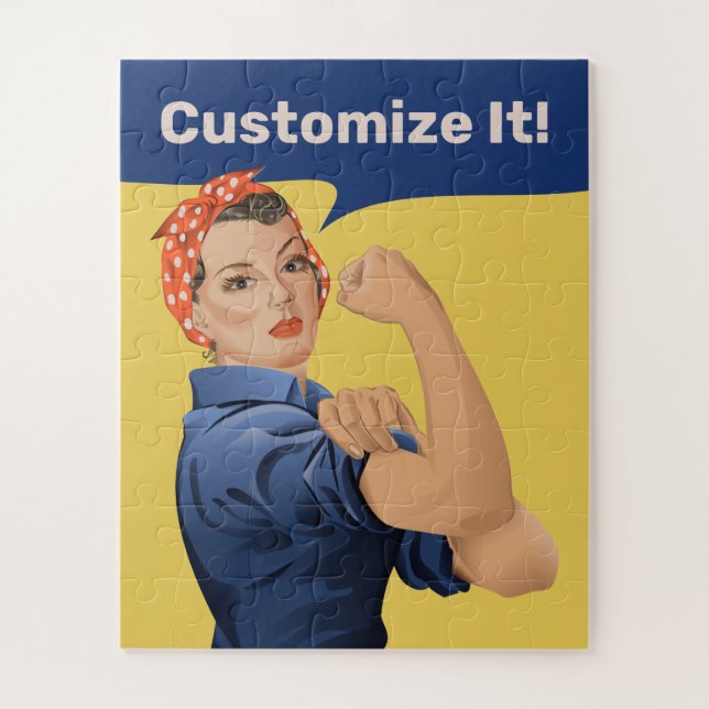 Rosie the Riveter Puzzle (Vertikal)