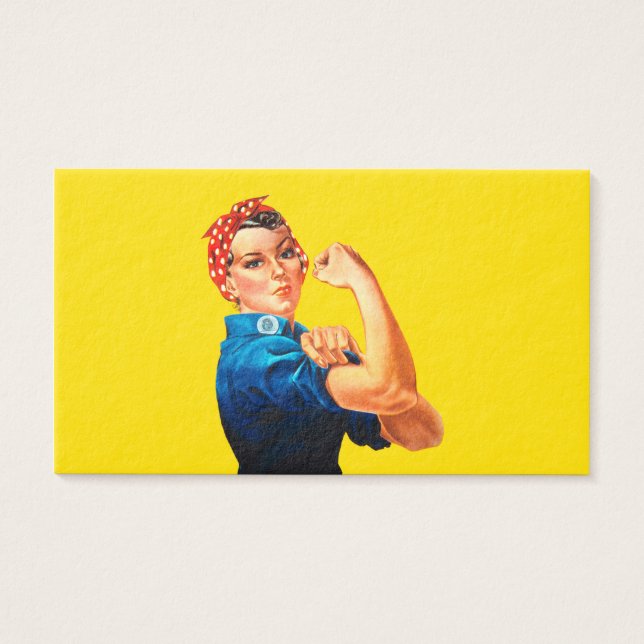 Rosie The Riveter Retro Design Style (Vorderseite)