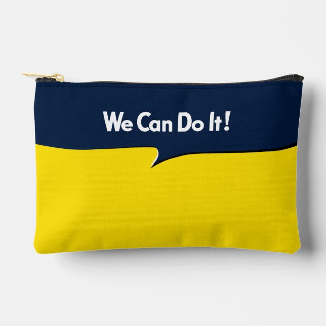 Rosie The Riveter Retro Style Zubehörtasche (Vorderseite)