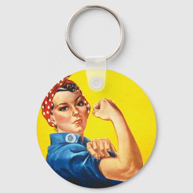 Rosie The Riveter Schlüsselanhänger (Vorderseite)