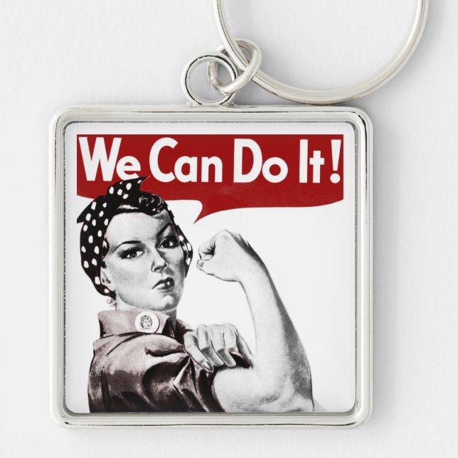+{ Rosie the Riveter }+ Schlüsselanhänger (Vorne)