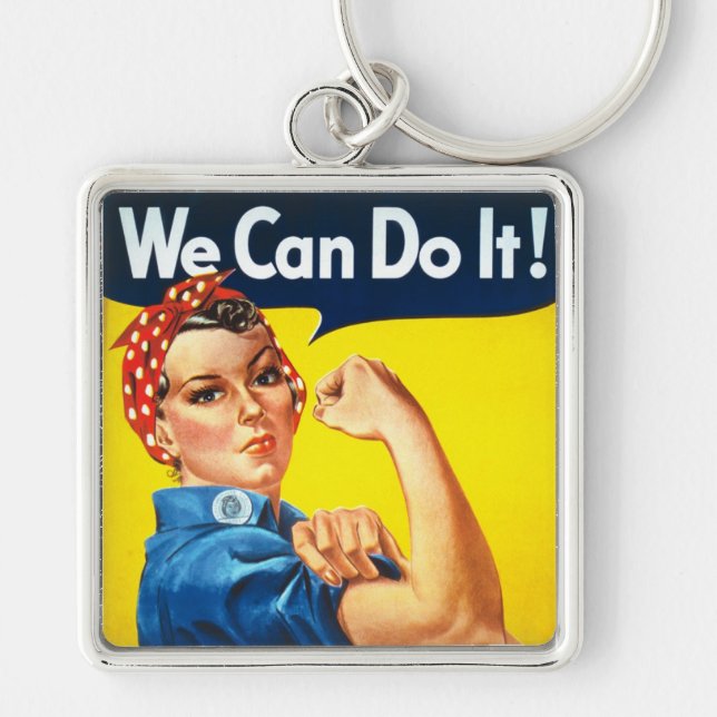 Rosie The Riveter Schlüsselanhänger (Vorne)