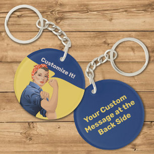Rosie-the-Riveter-Schlüsselanhänger Schlüsselanhänger