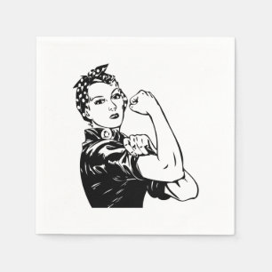 Rosie the Riveter Serviette