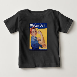 Rosie the Riveter: Starke Frauen Empowerment Baby T-shirt