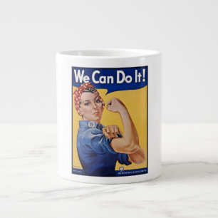Rosie the Riveter: Starke Frauen Empowerment Jumbo-Tasse