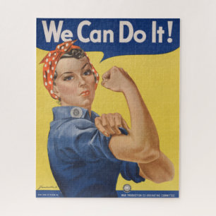 Rosie the Riveter: Starke Frauen Empowerment Puzzle