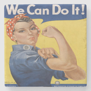 Rosie the Riveter Steinuntersetzer