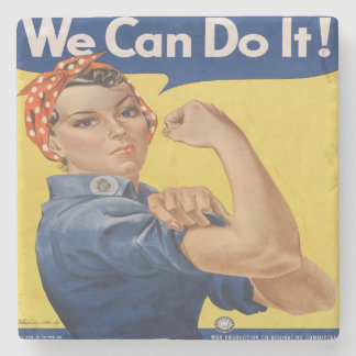 Rosie the Riveter Steinuntersetzer