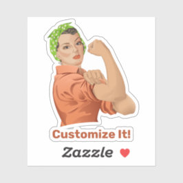 Rosie the Riveter Sticker