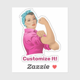 Rosie the Riveter Sticker