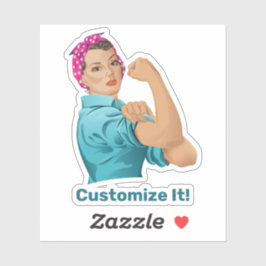 Rosie the Riveter Sticker