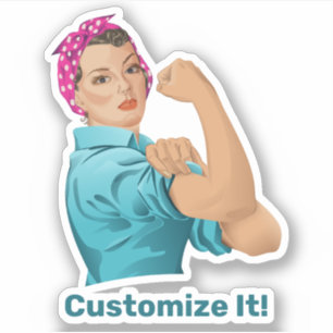 Rosie the Riveter Sticker