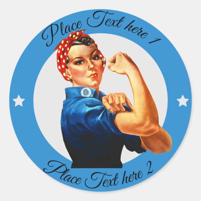 Rosie the Riveter - Sticker (Vorderseite)