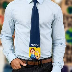 Rosie the Riveter   STIMMEN BLAUE   Konstruktion v Krawatte