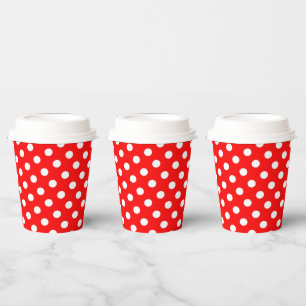 Rosie The Riveter Style Happy Polka Dots Pappbecher