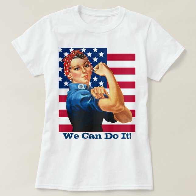 Rosie the Riveter T-Shirt (Design vorne)
