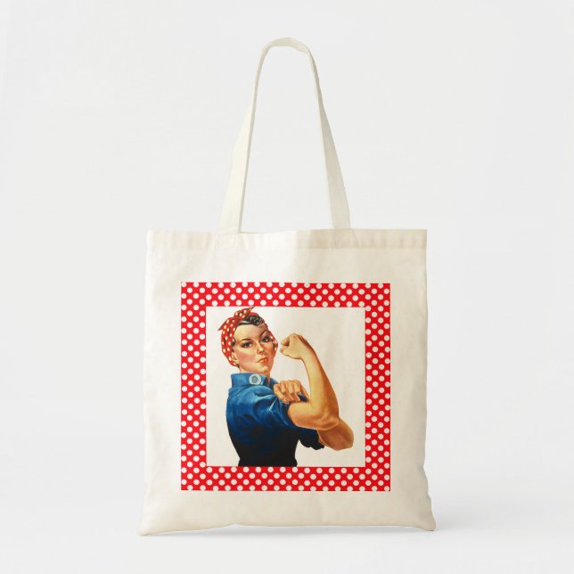 Rosie the Riveter Tote Bag Tragetasche (Vorne)