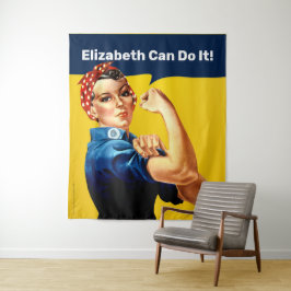 Rosie the Riveter | Wandtapeten | Personalisieren Wandteppich