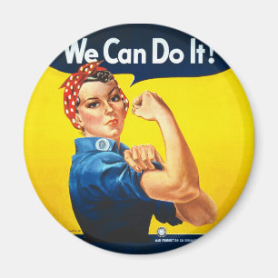 Rosie the Riveter - "We can do it!" Magnet