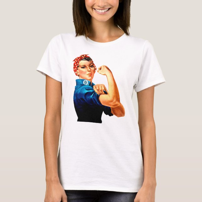 Rosie the Riveter We Can Do It T-Shirt (Vorderseite)