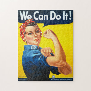 Rosie the Riveter We Can Do It Zweiter Weltkrieg Puzzle