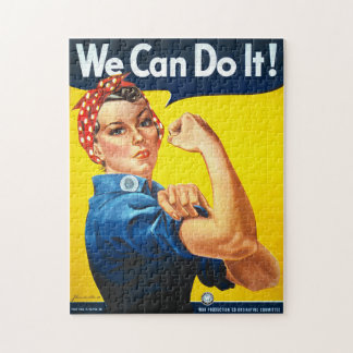 Rosie the Riveter We Can Do It Zweiter Weltkrieg Puzzle