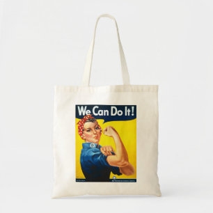 Rosie the Riveter We Can Do It Zweiter Weltkrieg Tragetasche