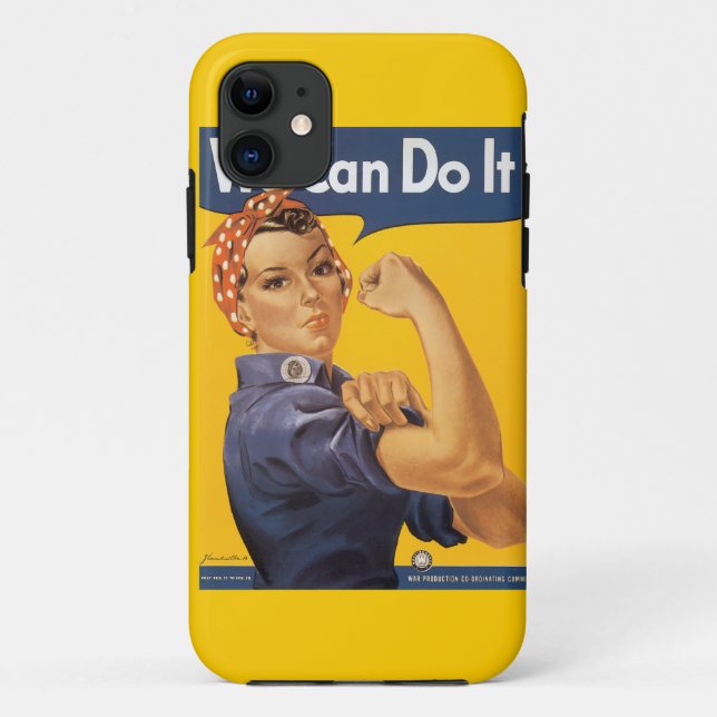 Rosie the Riveter "We Can IT" Case-Mate iPhone Hülle (Rückseite)
