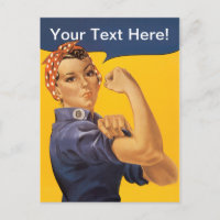 Rosie the Riveter Wir können es tun! Ihr Text hier