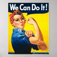 Rosie the Riveter Wir können es Vintag machen