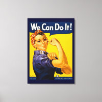Rosie the Riveter Wir können es Vintager Weltkrieg