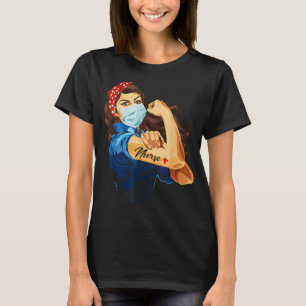Rosie The Riveter - Woman Nurse T - Shirt T - Shir
