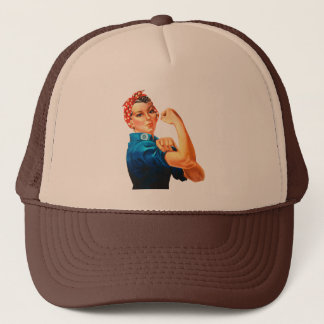 Rosie The Riveter WWII-Plakat Truckerkappe