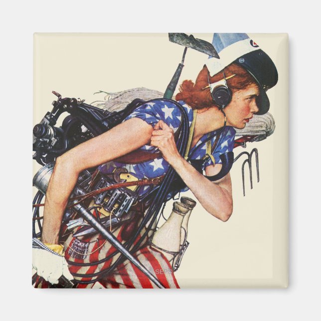 Rosie to Rescue Magnet (Vorne)