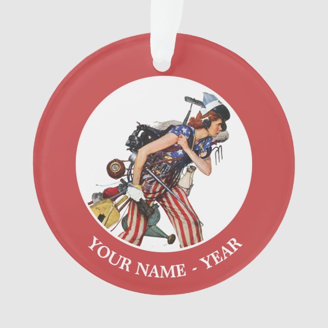 Rosie to Rescue Ornament (Vorderseite)